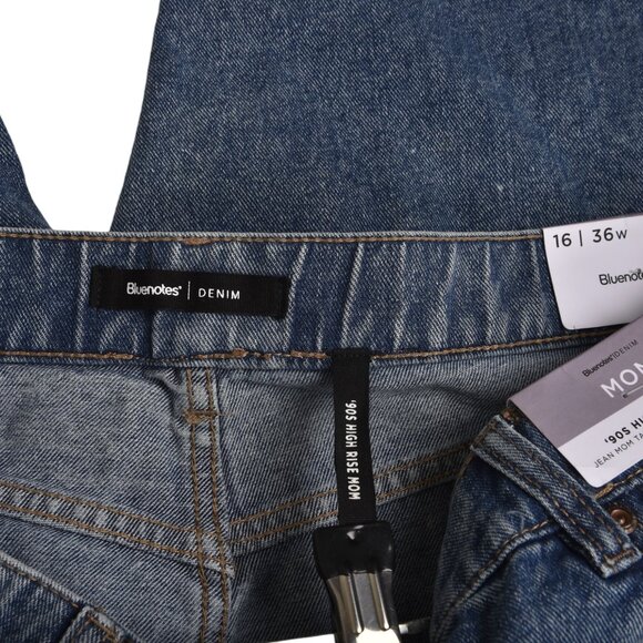 NWT Bluenotes 90's High Rise Mom Jean Size 16 - Picture 7 of 12